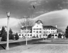 Phipps Sanitarium building converted into Lowry AFB Headquarters, 1948.  [Wings]