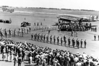1. President Eisenhower arriving at Lowry AFB in 1954.  [Wings Museum]
