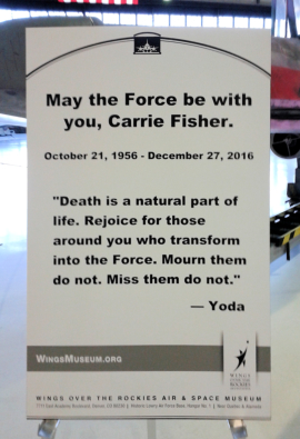 #11. Wings Tribute to Carrie Fisher.  [George Blood]
