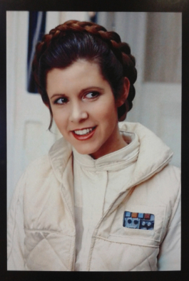 #12. Carrie (Princes Leia) Fisher, 21 Oct 1956 - 27 Dec 2016.  [George Blood]