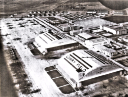 #4. Buildings 401 & 402: The hangers, 1940 aerial photo. [Wings]