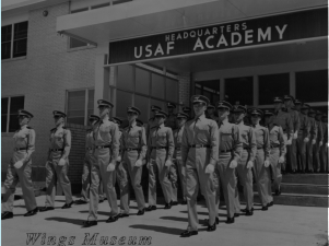 USAF Academy, 1955: Bldg 905. [Wings Over The Rockys Museum]