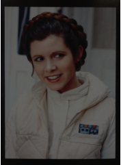 #12. Carrie (Princes Leia) Fisher, 21 Oct 1956 -27 Dec 2016.  [George Blood]