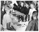 USAF Academy "Doolies" first dining experience after having received their first proper haircut.  [Wings]