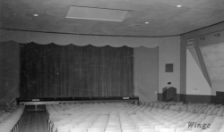 The interior of Theater #1 taken around 1955.  [Wings]